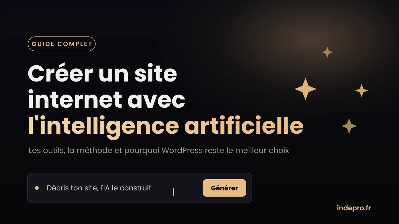 Créer un site internet avec l&rsquo;IA : le guide complet